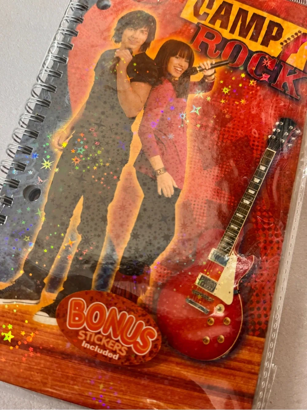 Disney Camp Rock Deluxe Planner - Demi Lovato Joe   Jonas